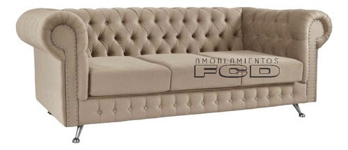 Sillon Chester Sofa Chesterfield 3 Cuerpos Tela Envio Gratis