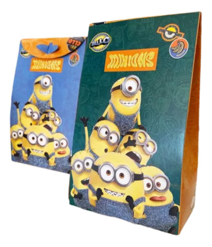 Bolsita Sorpresa Papel Minions X 8 Disney Original