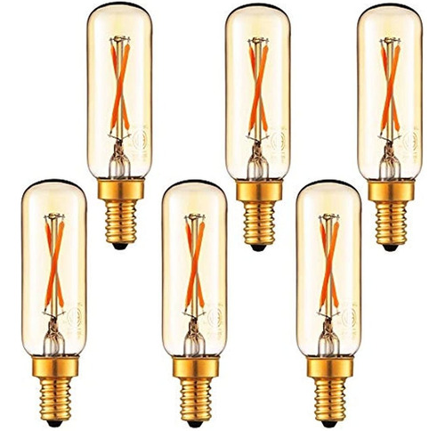 Litehistory Dimmable T6 Bombilla Led 25w Candelabro Led 2200