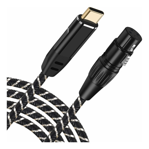 Cable De Audio De Micrófono Usb C A Xlr, Cable De Micrófono