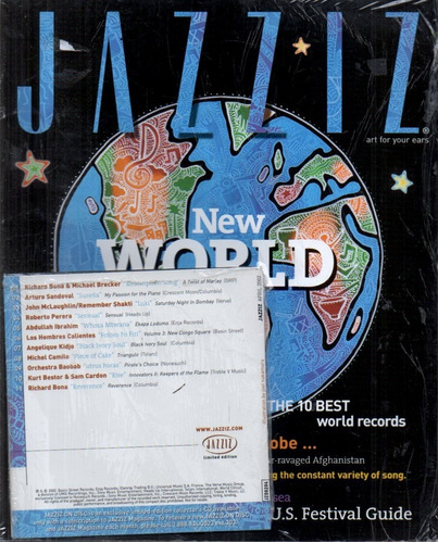Revista Jazzis April 2002 Incluye Cd De Jazz Bona Brecker Et