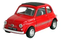 Comprar Fiat 500 Escala 1:32 Kinsmart Rojo