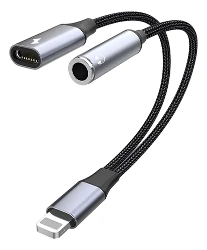 comprar Adaptador Compatible Con Lightning Y iPhone Carga Audio Mu4