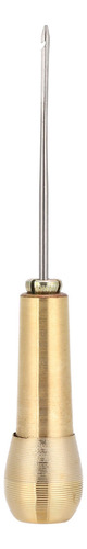 2 Set Many De Cobre Coser Awl Taper Cuero De Reparación De