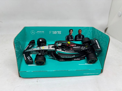 Mercedes F1w15 Lewis Hamilton 2024 1/43 Burago Plateado (Usado)