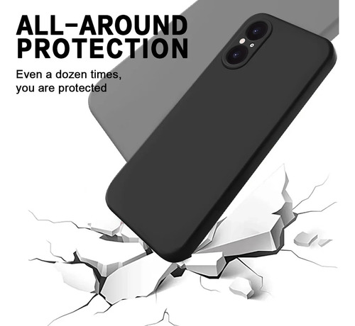 Xfunda De Silicona Líquida Para Xperia 5 V, Protección Total