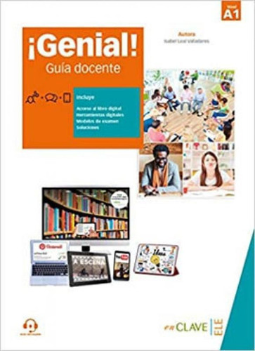 Genial A1 - Guía Docente, De Valladares, Isabel Leal. Editora En Clave-ele ***, Capa Mole Em Espanhol