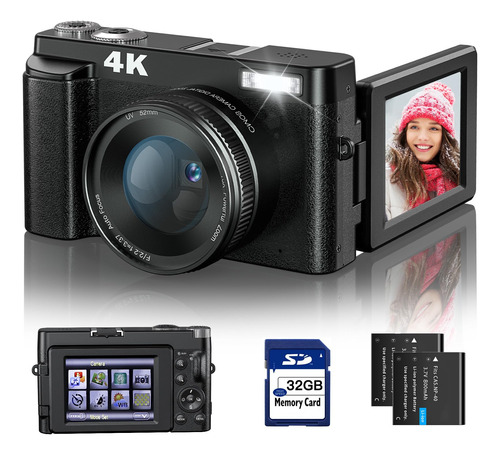 Cámara Digital De 4k Para Fotografía Y Video Autofoco Stnbe