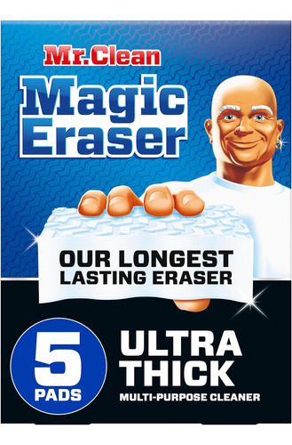 Esponja Mágica Mr. Clean Ultra Delgadas, Pack X 5