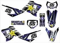 Kit Adesivo Moto Cross Trilha Yamaha Xtz 250 Lander Racing Azul 0,20mm  Personalizado Lm126 - Escorrega o Preço