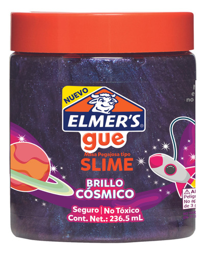 Slime Brillo Cósmico Listo Para Jugar