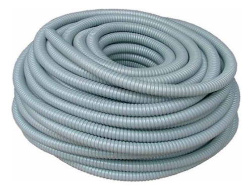 Conduit Flexible Metálico 25mm 50 Mts Gris