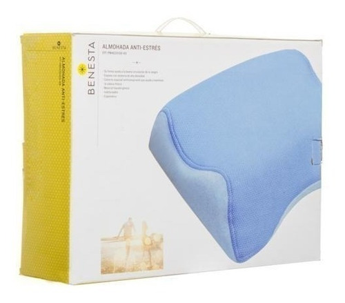 Almohada Antiestres Orthorest Benesta Azul Eff-pm48331108-hs