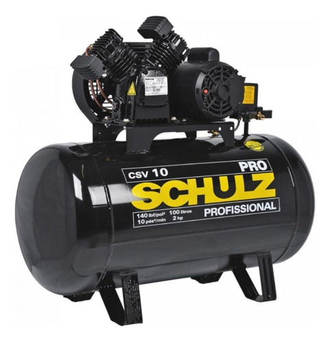 Compressor De Ar 10pes 110lts 2cv Mono Schulz Pro Csv 10/110