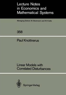 Libro Linear Models With Correlated Disturbances - Paul K...