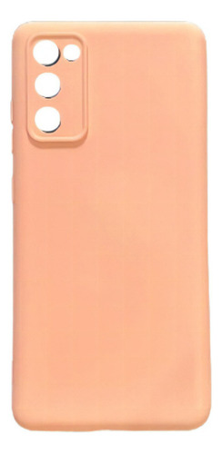 Funda S20 Fe con película 3D para Samsung S20fe, color rosa claro, diseño con nombre S20 Fe 6.5