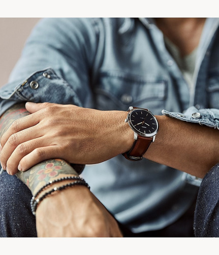 Relógio Fossil Masculino Minimalist - Fs5304