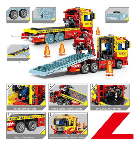 Bloques Vehiculo Gigante De Rescate Techniaue 785 Pcs -sembo