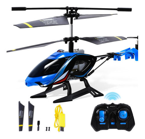 Un Helicóptero Alpha Rc, Helicóptero De Control Remoto De De