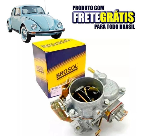 Carburador Fusca Kombi 1500/1600 Gasolina H30112047 Brosol--