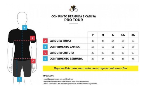 Conjunto Ciclismo Bike Bermuda E Camisa Befast Brasil