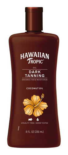 Bronceador Aceite Hawaiian Tropic Dark Taning Aceite De Coco