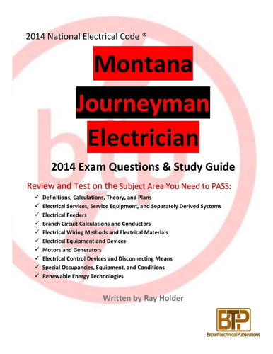 Libro: Montana 2014 Journeyman Electrician Study Guide