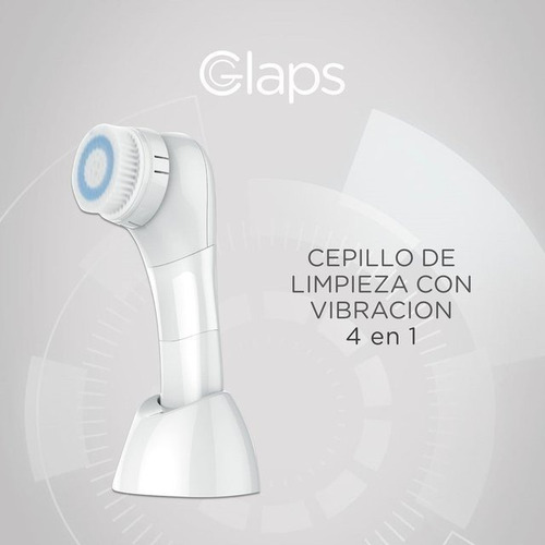 Imagen 6 de 9 de Cepillo De Limpieza Exfoliante Con Vibracion 4 En 1 Glaps