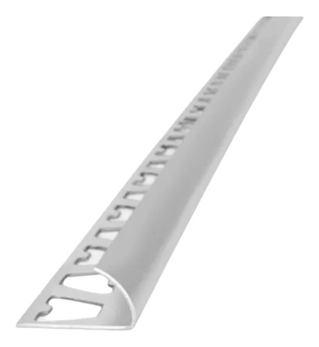 Guardacanto Arco Aluminio Atrim 10mm X 2.5mt Cromo Brillante