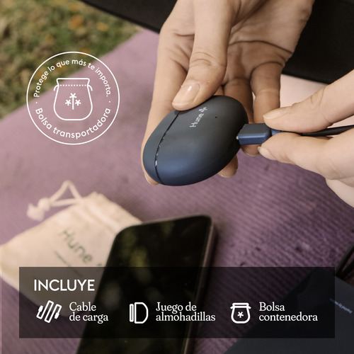 Auriculares Inalambricos In-ear Tws Cancelacion De Ruido Azul