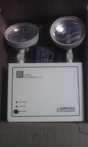 Imagen 2 de 3 de Lampara De Emergencia Dos Faros Sovica