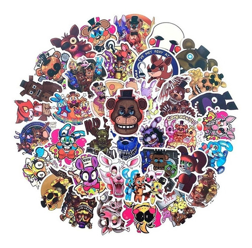 Five Nights At Freddys Set 50 Stickers