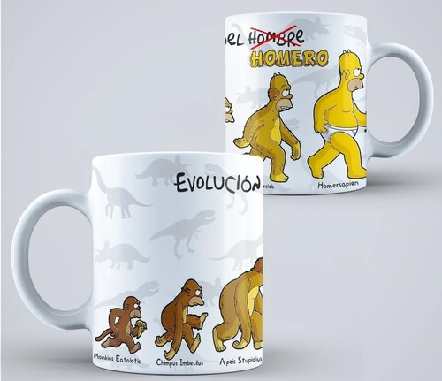 Imagen 3 de 9 de Plantillas Para Tazas Diseño Los Simpsons Sublimar Imprimir