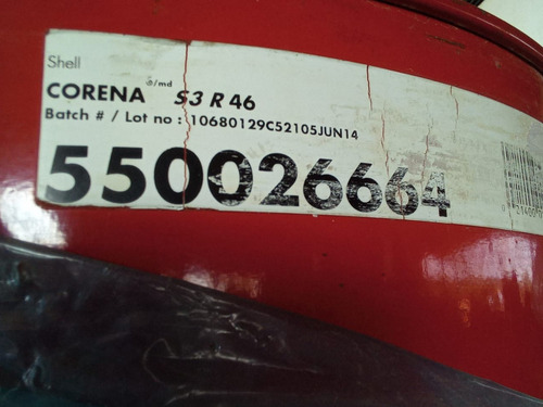 Aceite Shell Corena S3 R46 Barril De 200 Litros
