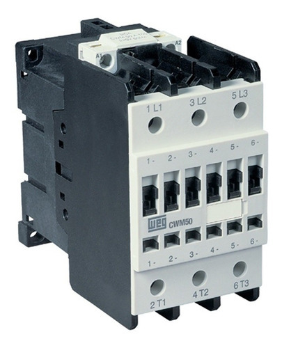 Contactor tripolar 50a 24vca Cwm - Weg (i)