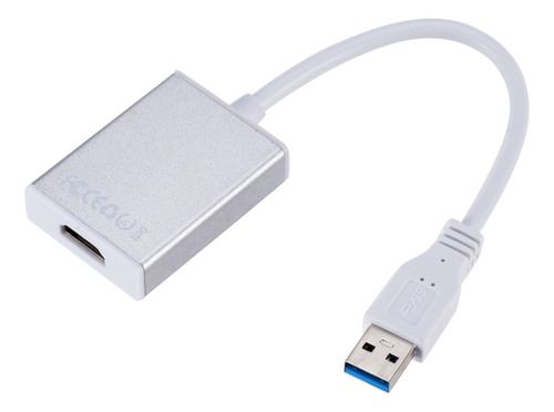 Cable Conversor De Tarjeta Gráfica Externo Negro Usb3.0 A Hd