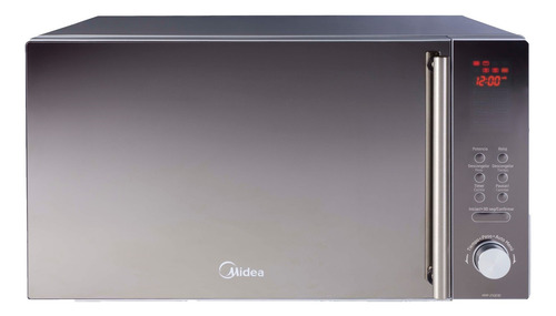 Imagen 1 de 1 de Microondas Midea Mirror Plus MMP-25GE3D gris 25L 220V