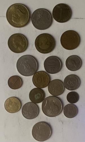 Lote De Monedas Austria Francia Grecia Alemania Brasi 925/8m