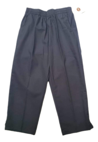 Capri Lino Juvenil Elastico En Cintura Con Bolsas 32 34 36