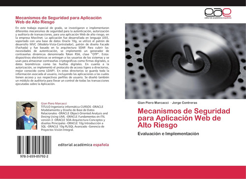 Libro: Mecanismos De Seguridad Para Aplicación De Alto Riesg
