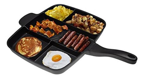 Sartén Para Comidas Divididas Antiadherente Master Pan, 15,