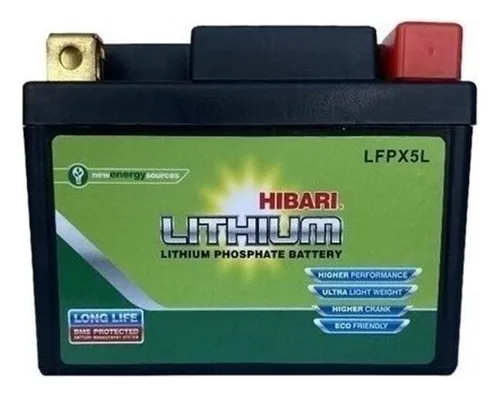 Bateria Hibari Litio Ytx4l-bs Lfpx5l Honda Nxr 125 Bros Ks