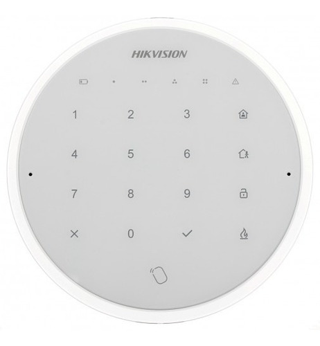 Teclado Inalambrico Hikvision Alarma Con Lector Tags Acceso