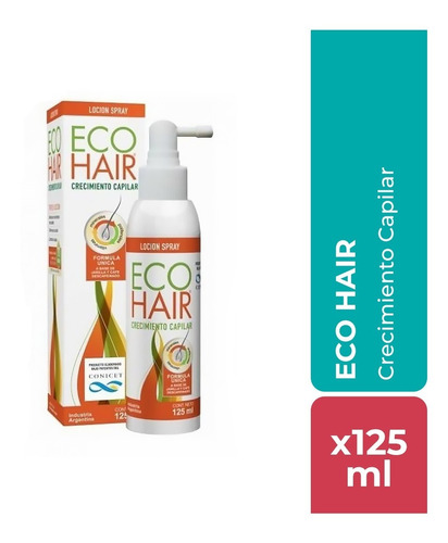 Eco Hair Loción Spray Crecimiento Capilar X 125 Ml *