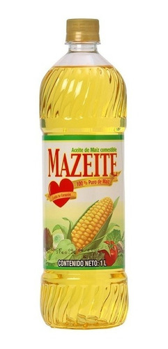  Aceite De Maíz Comestible Mazeite  Pet 1l