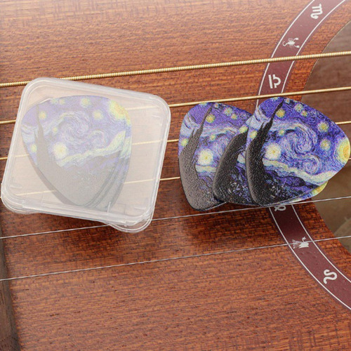 Púas De Guitarra Eléctrica Juego De Púas Delgadas Medianas Y