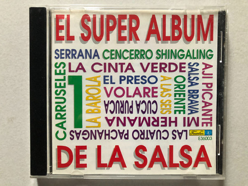 Cd El Super Album De La Salsa - Manolin, Rudy, Yomo Toro