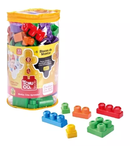 Brinquedo Super Baby Blocos De Montar Gigante 25 Peças – Maxi Toys -  Papelaria Criativa