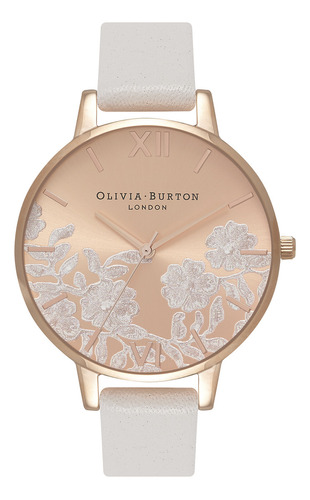 Reloj Olivia Burton Mujer Cuero Ob16mv53 Lace Detail