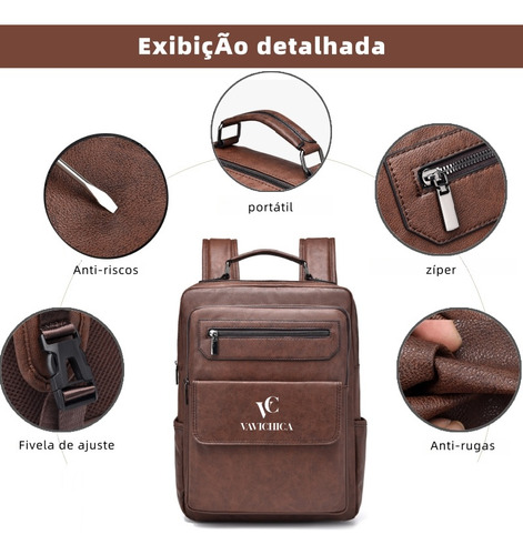 Vavichica Mochila Notebook Mochilas De Viaje Impermeable